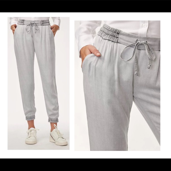 Aritzia Azure Skies Los Feliz Joggers Drawstring joggers with pockets - Picture 2 of 5